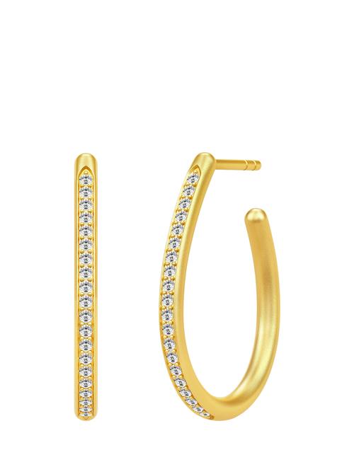 Infinity Pear Hoops Julie Sandlau Gold