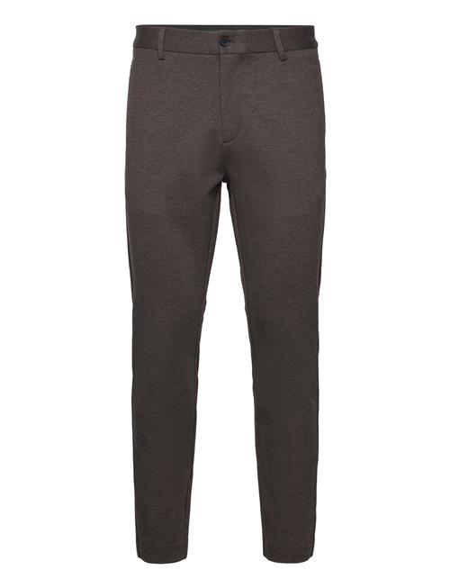 Milano Jersey Pants Clean Cut Copenhagen Brown