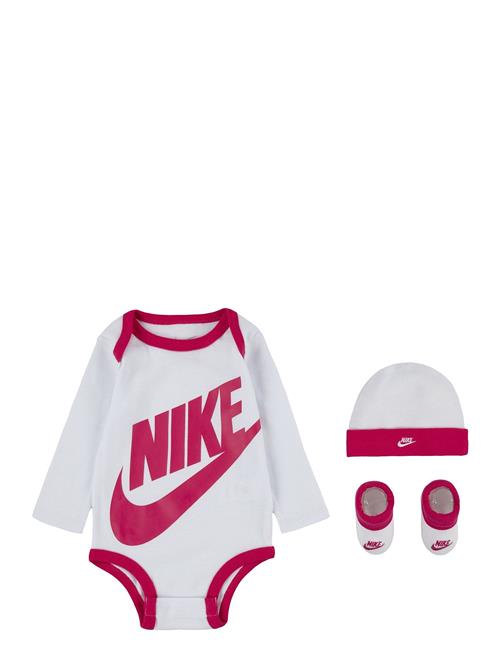 C1-Bodysuit+Hat+Bootie Nike Pink