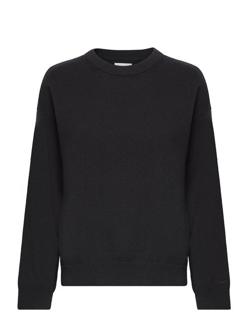 D1. Superfine Lambswool C-Neck GANT Black