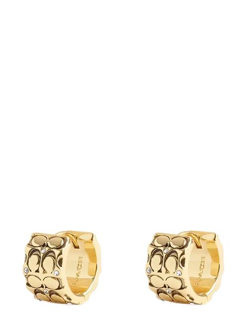 Coach Signature Quilted Huggies Coach Accessories Gold