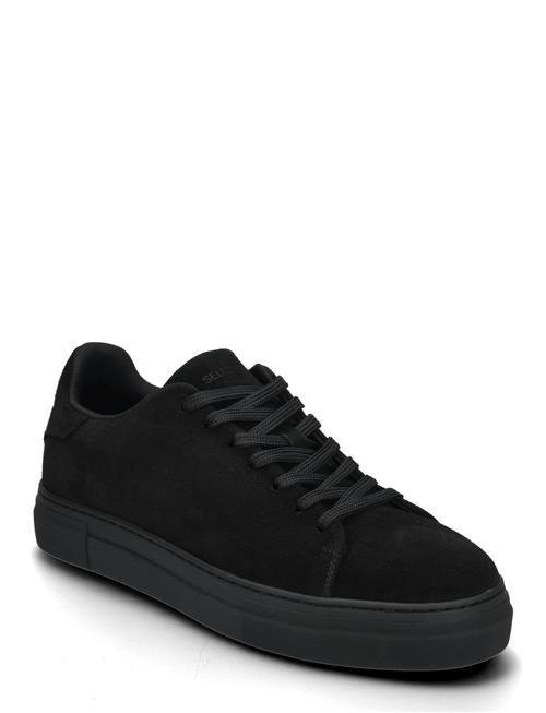 Slhdavid Chunky Suede Sneaker Noos Selected Black