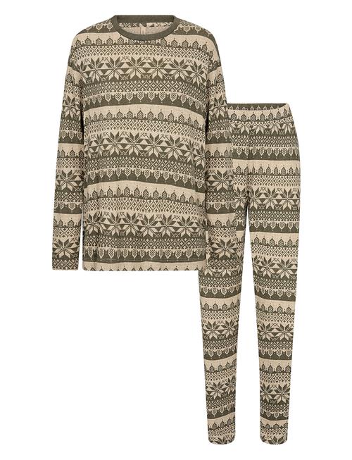 Se Sc-Biara Aop Set Soyaconcept Khaki ved Booztlet