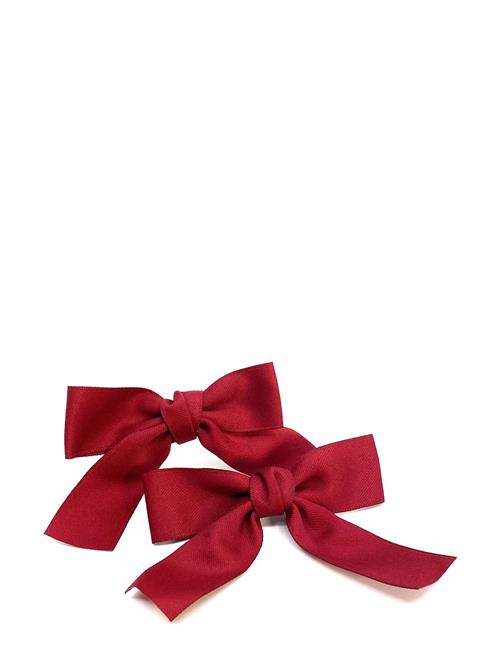 Sandra Bow Clip Plus Elastic Red Pipol's Bazaar Red