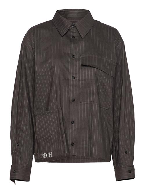 Bech Striped Shirt BECH Brown