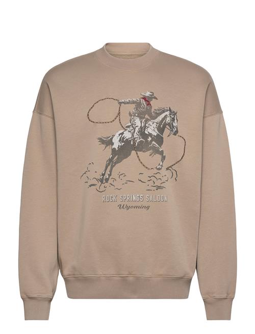 Anf Mens Sweatshirts Abercrombie & Fitch Beige