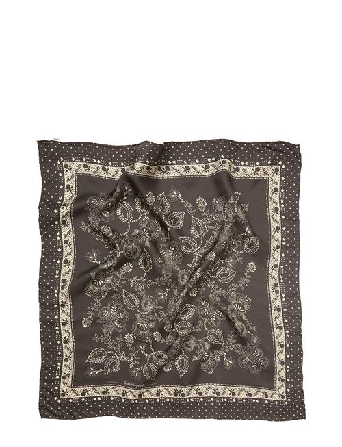 Dotted Flora Sia Scarf Becksöndergaard Brown