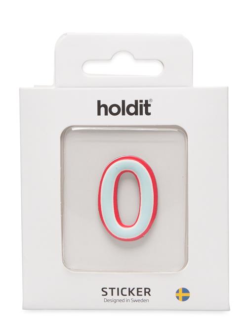 Sticker Number Holdit White
