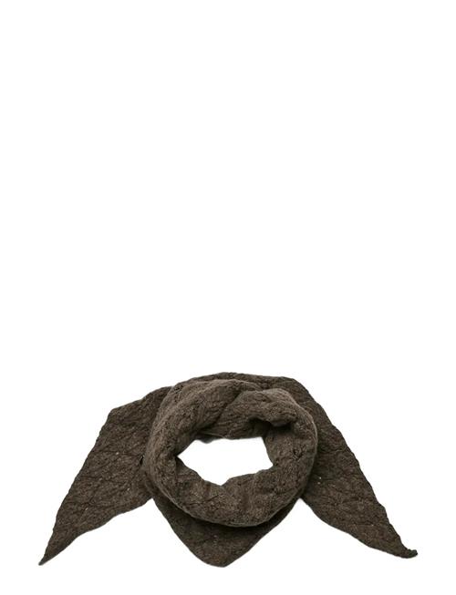 Pcjoelle Triangle Scarf Bc Pieces Brown