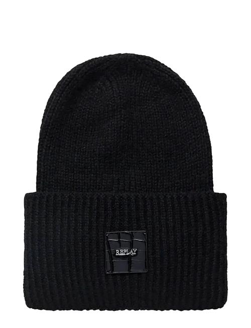 Blue Woman Hat Replay Black