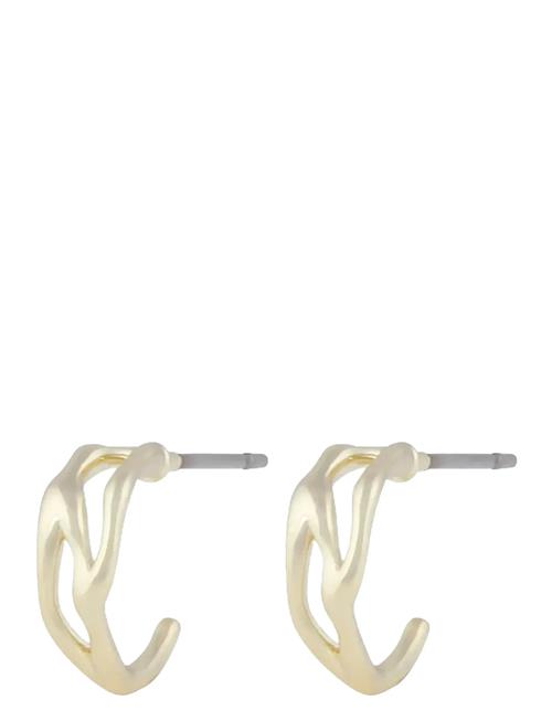 Wave Small Pattern Ear SNÖ Of Sweden Gold