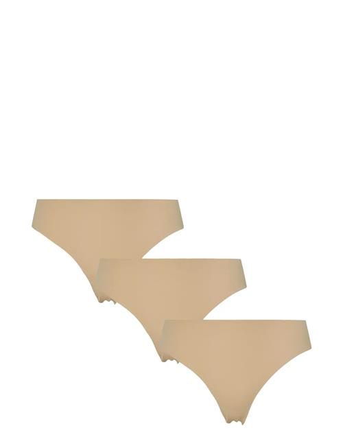 Pcnamee Thong 3-Pack Noos Pieces Beige