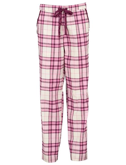 Check Flannel Night Pants Missya Pink