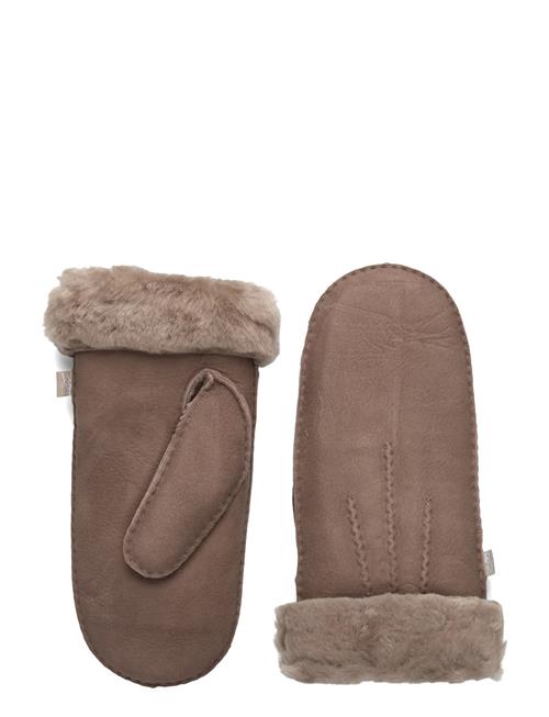 Rhsydney Shearling Stitch Mittens Rosemunde Beige