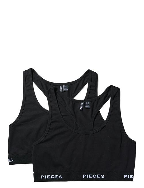 Pclogo Lady Top 2 Pack Noos Bc Pieces Black