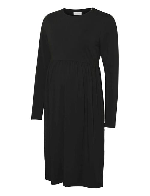 Mlmia Ls Jrs Abk Skater Dress A. E. Noos Mamalicious Black