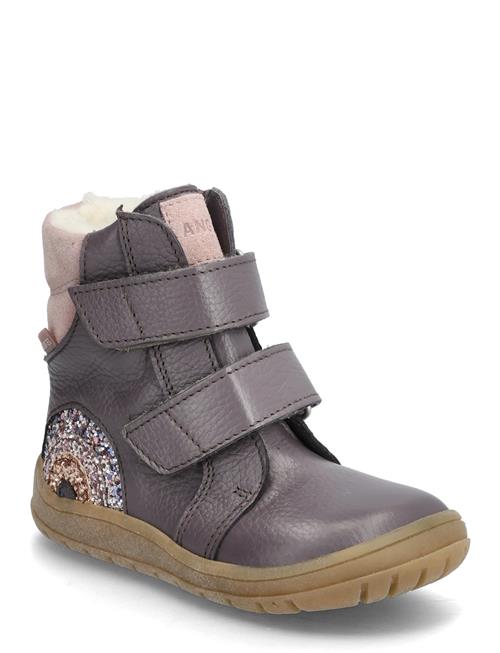 Boots - Flat - With Velcro ANGULUS Purple