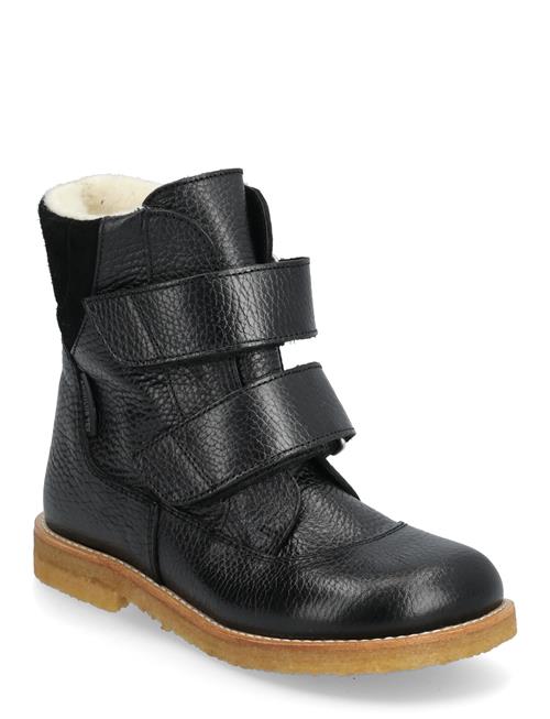 Boots - Flat - With Velcro ANGULUS Black