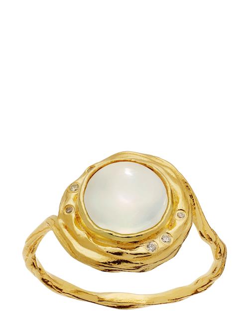 Zahra Ring Maanesten Gold