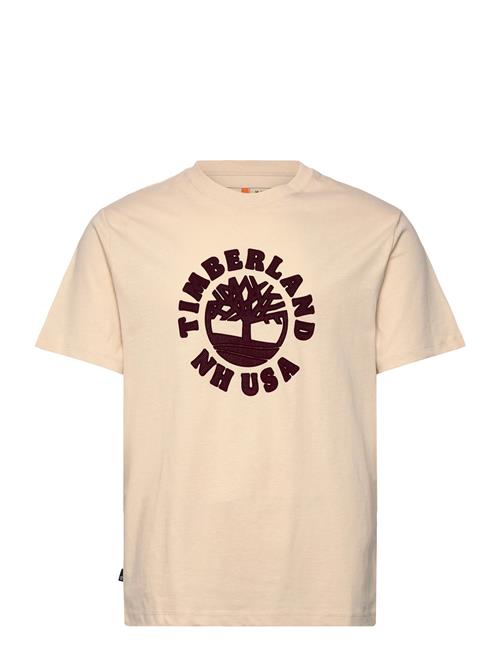 Holiday Front Graphic Ss Tee Timberland Beige