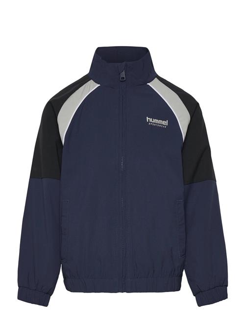 Hmljr Loose Tracksuit Zip Jacket Hummel Navy