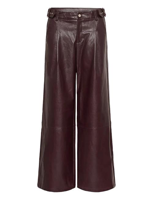 Se Culilli Pu Pants Culture Burgundy ved Booztlet