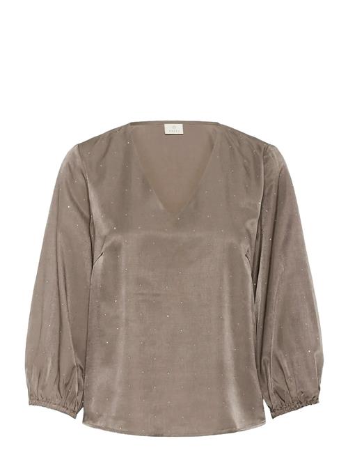 Kaida Blouse Kaffe Beige