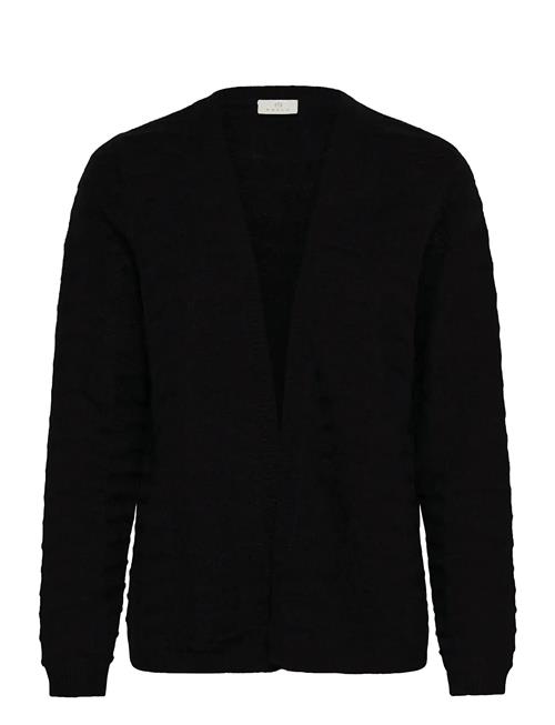 Se Kaemria Short Cardigan Kaffe Black ved Booztlet