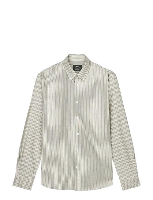 Cotton Oxford Sune Stripe Shirt Bd Fav Mads Nørgaard Cream