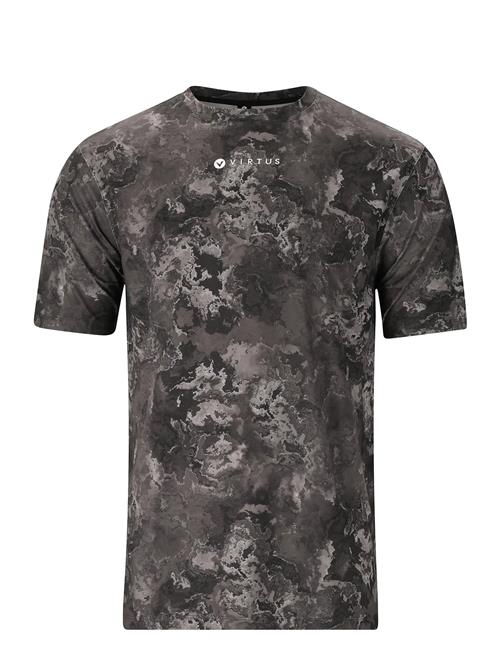 Callum M Printed S/S Tee Virtus Black