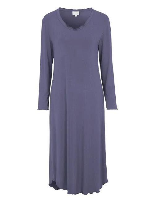 Nightdress Long Sleeve Damella Of Sweden Purple