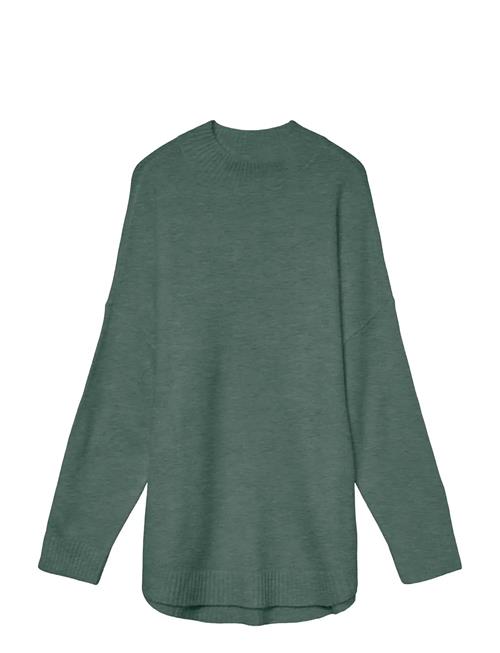Vmplaza Ls Highnck Long Pullover Ga Noos Vero Moda Green