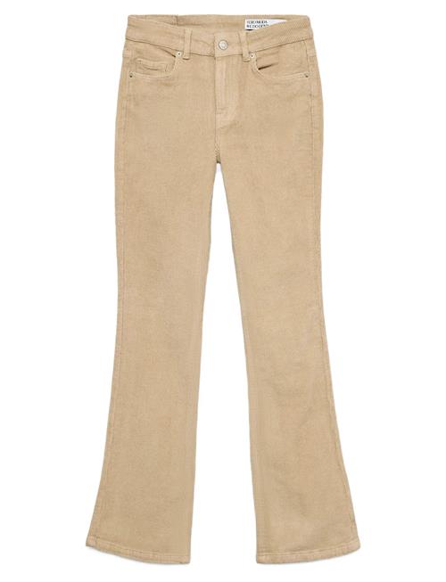 Vmflash Mr Flared Corduroy Pants Noos Vero Moda Beige