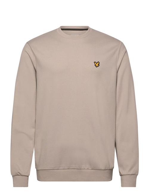 Crew Neck Fly Fleece Lyle & Scott Sport Cream