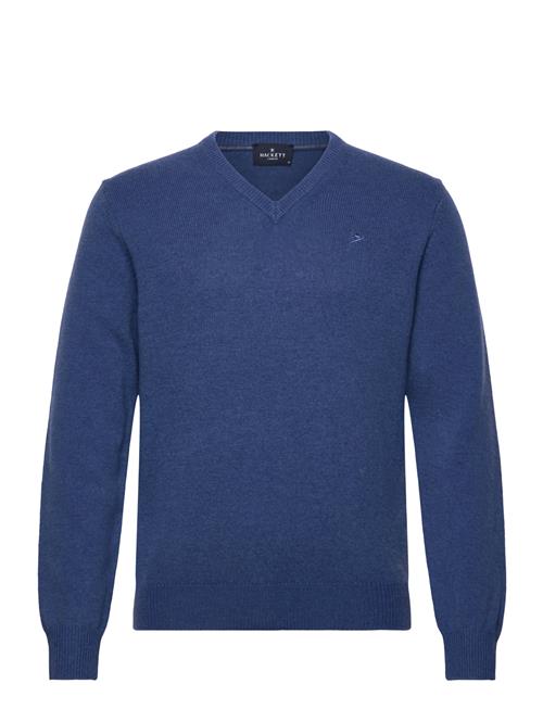 Lambswool V Neck Hackett London Blue