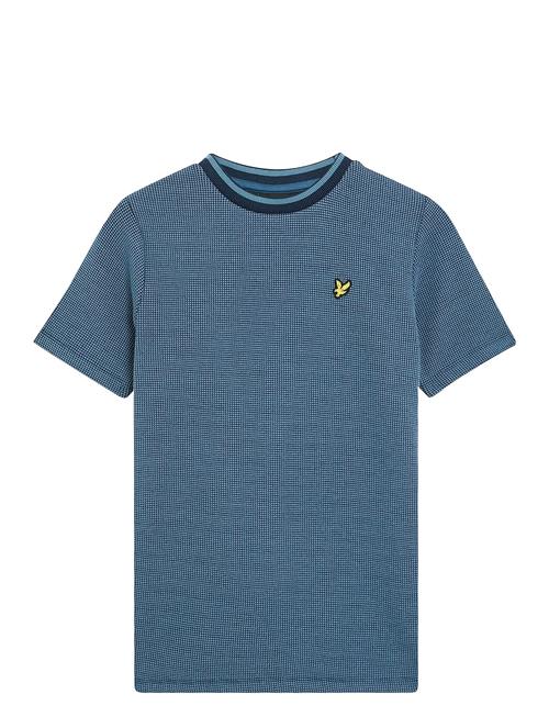 Two T Waffle T-Shirt Lyle & Scott Blue