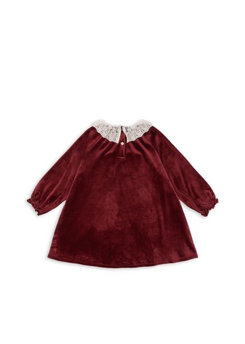 Se Konges Sløjd Venola Kjole Red Dahlia  Red Dahlia 4 Y    4 år  kvinde ved Babyshop