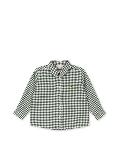 Se Konges Sløjd Foret Skjorte Med Lange Ærmer Green Check  Green Check 4 Y    4 år  mand ved Babyshop