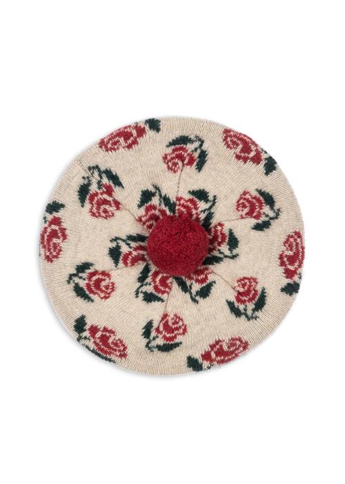 Konges Sløjd Belou Strikket Baret Rose  Rose 5-8 Y      kvinde