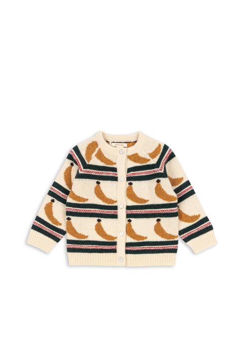 Konges Sløjd Billi Strikket Cardigan Banana  Banana 12 months  Creme  12 måneder  mand