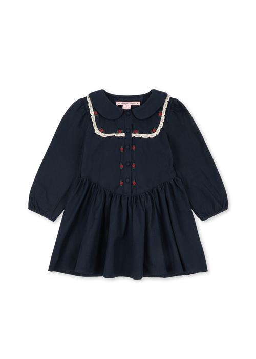 Konges Sløjd Emmy Kjole Dark Navy  Dark Navy 2 Y  Marineblå  2 år  kvinde