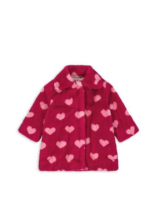 Konges Sløjd Fuzzie Bamsefrakke Amour Jazzy  Amour Jazzy 7-8 Y  Rød  7-8 år  kvinde