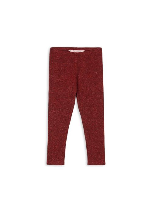 Se Konges Sløjd Roli Leggings Red Dahlia  Red Dahlia 12 months    12 måneder  kvinde ved Babyshop
