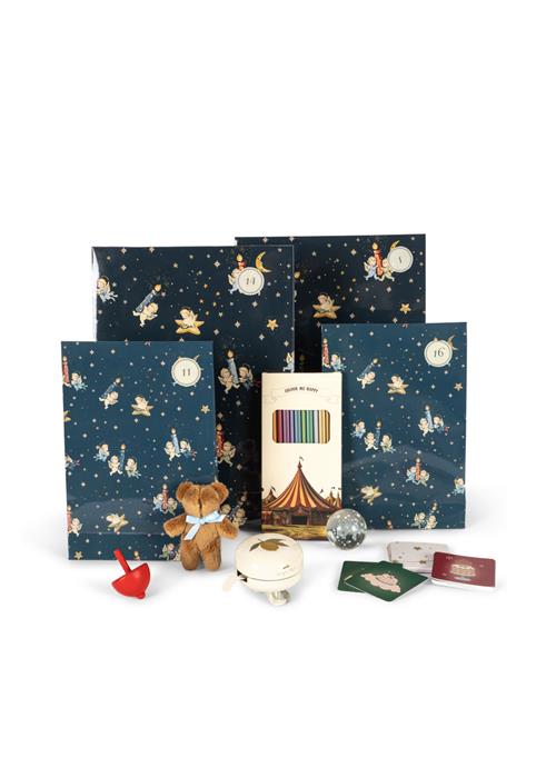 Konges Sløjd Julekalender Med 24 Gaver Blue  Blue One Size  Marineblå  One Size  unisex