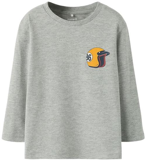 Name It Bluse - Nmmradolf - Grey Melange