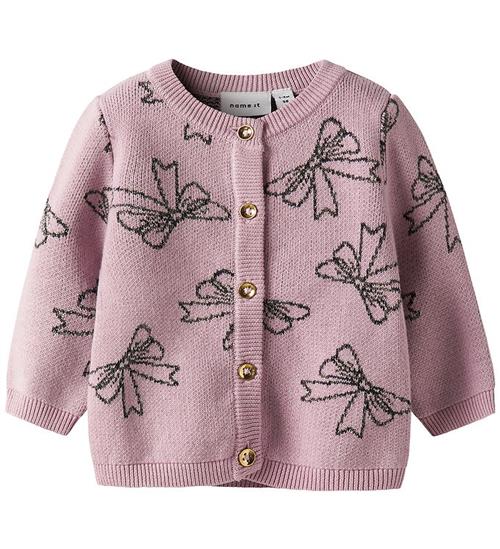 Name It Cardigan - Strik - NbfRebowie - Keepsake Lilac