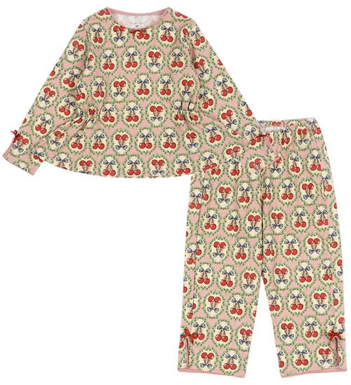 Konges Sløjd Sæt - Bluse/Bukser - Drey - Cherry Bow