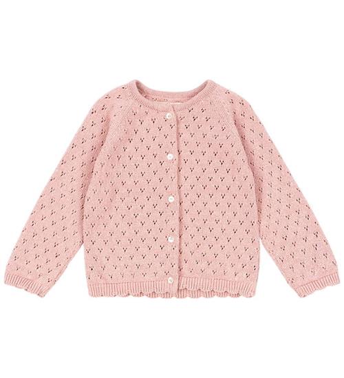 Konges Sløjd Cardigan - Strik - Mellow Rose m. Hulmønster