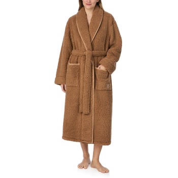 DKNY Chill In Style Robe Brun polyester Small Dame