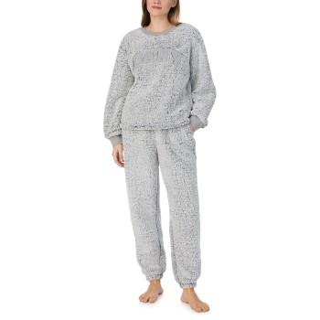 Se DKNY Chill In Style Top Jogger Set Grå polyester Small Dame ved Timarco